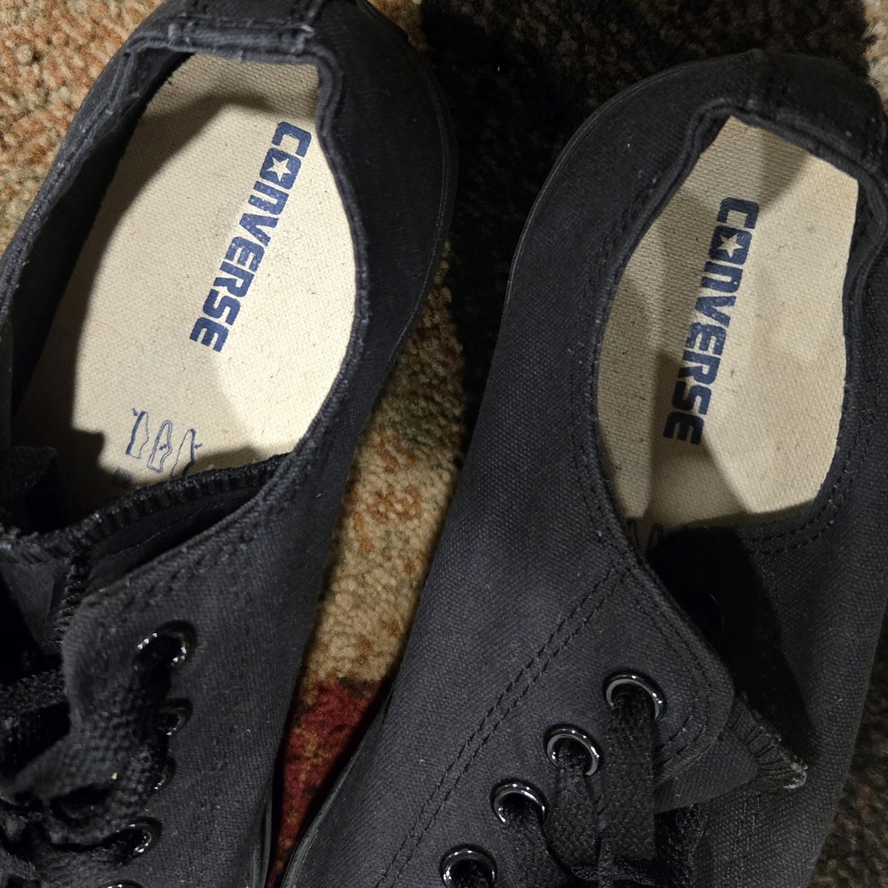 Converse All Star Black Canvas Sneakers - Picture 11 of 11